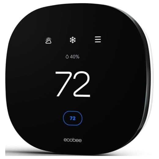 Ecobee3 Lite SmartThermostat, Black