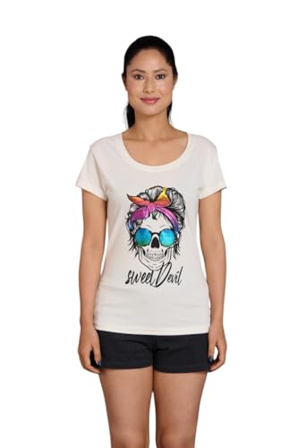 Image of Go Devil Women's Casual Printed Round Neck Oversized Stylish T Shirt