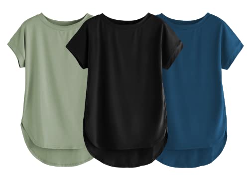 Image of Fabricorn Stylish Plain Up and Down Cotton Tshirt for Women