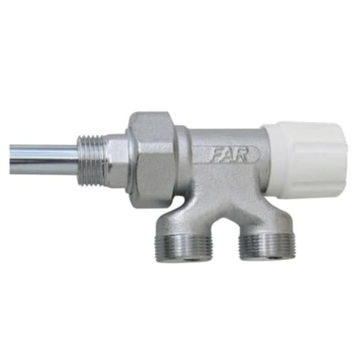 Far Valvola Monotubo Con Bocchettone 1/2 X12Mm, Multicolore, Standard