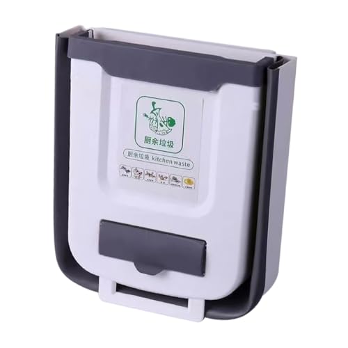 Caneca plegable colgante para basura, capacidad grande