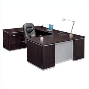 DMi Pimlico UShape Left Wood Computer Desk Set (Flat Pack