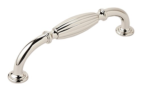 Amerock BP55224PN Blythe 5-1/16 in. (128mm) Center Cabinet Pull - Polished Nickel by Amerock - Used condition - CA$5.50