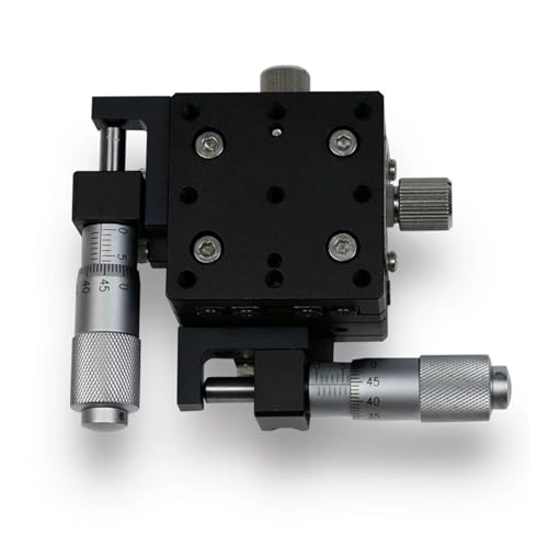 Guide croisé axe XY 40mm platine de positionnement manuel XY40-L-36