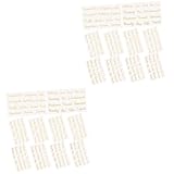 DOITOOL 2 Sätze Budget Aufkleber Selbstklebende Für Haushaltsplanung Kleine Geldumschläge Und Ausgabenklassifizierung Langlebig Und Tragbar Für Finanzorganisation 10 Blätter * 2