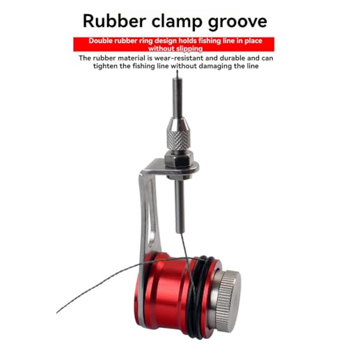 Anudador de Pesca GT con Bobbin Knotter de Acabado Plateado Resistente 7