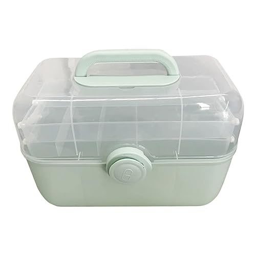 NOLITOY 箱 pill case ピルケース お金 容器 クーラー の保管 携帯 ケース の収納ケース 大きな ケース プラスチック Light Green