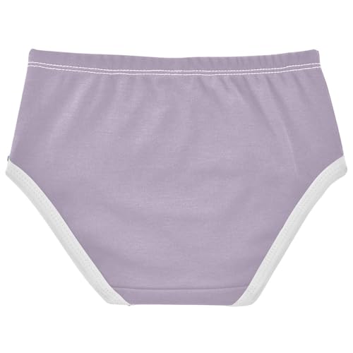 Joisal Florals Toddler Underwear Floral 2t Cotton Cute Panties Girl Violet Lavender Pastel Briefs Undies Kids2