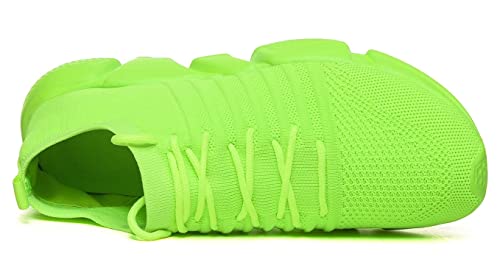 Image of GSLMOLN Mens Womens Fashion Sneakers Unisex Slip on Ultra-Sock Knit Soft Sole Breathable Lightweight Casual Walking Shoes