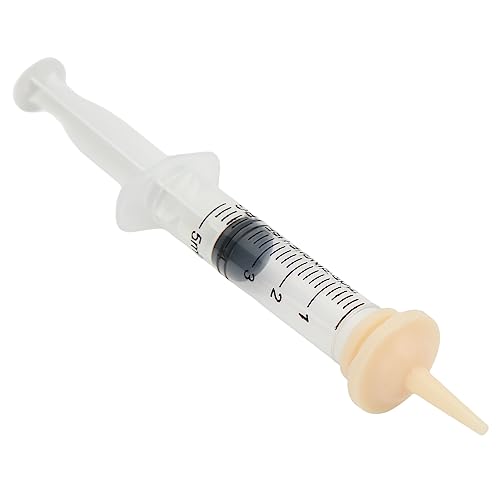 Distribuidor de Seringa para Animais de Estimação 3 Unidades, Material de Silicone Seguro, Cabeça de