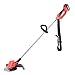 WILIBUT Electric Weed Wacker with Wheel, 3-in-1 Brushless Brush Cutter/String Trimmer/Grass Trimmer/Lawn Mower, 9