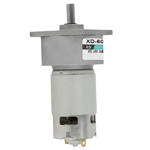 Moteur à engrenages CC 12V 100rpm 35W à vitesse réglable et mini format