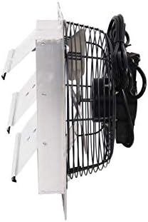 Fanpac S123 Wall-Mounted 3 Speed Shutter Exhaust Fan, 12", Gray