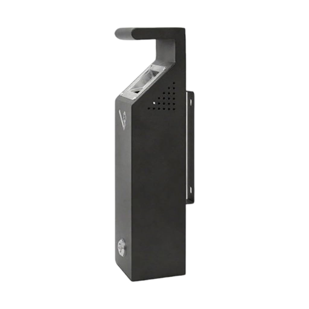 Wall Mounted Commercial Trash Can Outdoor Stainless Steels Rustproof Hinges Lid with for High Traffics