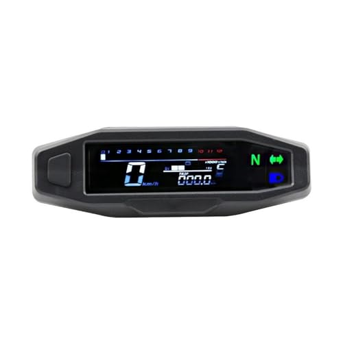 Speedometer Odometer Meter Universal Motorcycle Speedometer Motorcycle Meter Speedometer Odometer RPM Fuel Meter Motorcycle Adjustable Speedometer