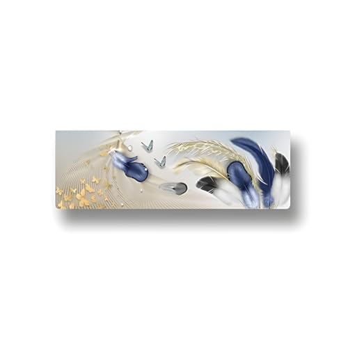 Image of Polyester Printed Air Conditioning Dust Cover Folding Designer Ac Cover For Indoor Split Ac 1.5 Ton (97X 31X 21 Cm ) (Butterflies)