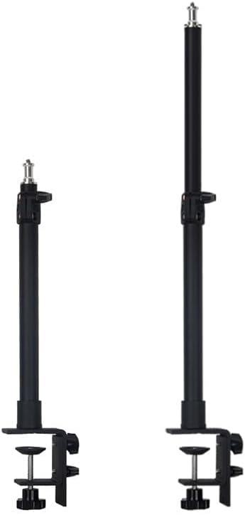 モニターアーム用 支柱取付け ポールのみ ロングタイプ 長さ80cm クランプ式 グロメット式 ネジ固定 直径 (A)