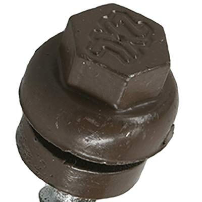 Power Pro ZXL Roofing Screws, Self-Drilling, Metal to Wood, Brown, 10 x 1.5-In., 250-Pc. -117471 Cover
