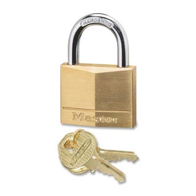 Master LockCompany MLK140D Solid Brass Padlock with Corrosion