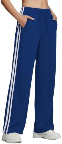 SAFORT Jogginghose Damen Lang Sporthose Weites Bein Trainingshose Freizeithose Sweathose für Alltag & Training