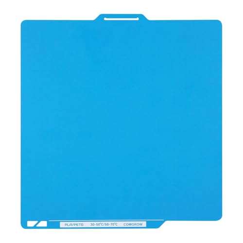 Comgrow ArcticGrip Aurora 低温ビルドプレート Bambu Lab A1/P1S/P1P/X1C/X1E 3Dプリンター用 257x257mm 両面フロスト加工スプリングスチールシート 超強力接着力、室温印刷対応 3Dプリンタ アクセサリー