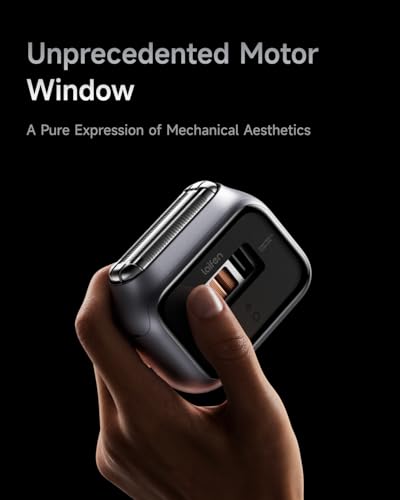 Image of Laifen P3 Pro 3-Blade Electric Shaver, Dual Linear High-Speed Motors 12,000 Cuts /Min, 100-Min Runtime, IPX7 Waterproof, Rechargeable Electric Razor for Men, Travel-Friendly (Space Gray Aluminum Alloy)