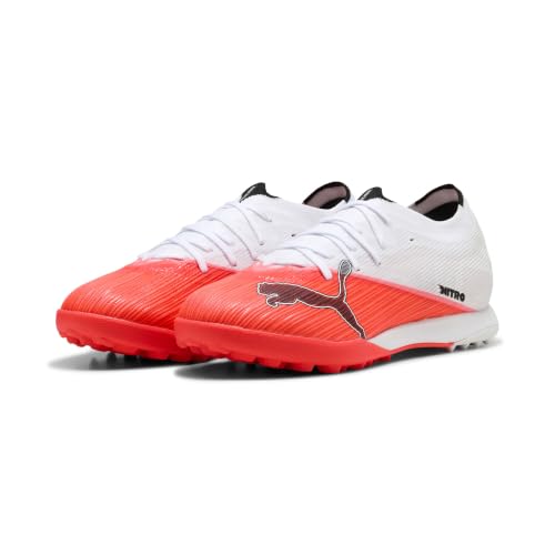 Puma Nitro 7 Match TT Chaussures de Football Unisexe Rouge Noir Blanc Pointure 42