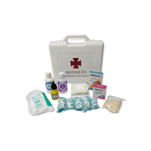 MALETIN BOTIQUIN CON DOTACION STANDARD 30 X 25 X 85 PRIMEROS AUXILIOS
