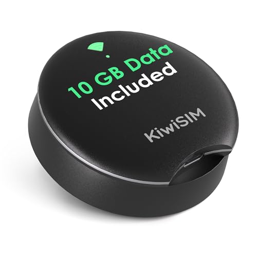 Image of UFO Mobile Hotspot 10GB Data 30Days, Portable WiFi 6 & 4G LTE Hotspot MiFi | Support AT&T, T-Mobile, Verizon, 10 Devices, USA Coverage, No SIM Card Required, No Contract, Black