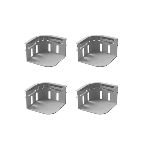 HEYOU Mattress Holders for Bed Frames Lock Sheet Holders Secure Bed Sheets Firmly in Place for No More Loose Sheets, Fits All Sheet Sizes, Easy Tight Easy Installation 4 Pack (Gray)