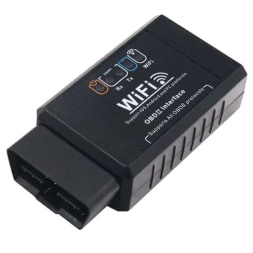 OBD2 WiFi ELM327 Computer per Diagnosi Auto OBD, Lettore obd2 Auto Diagnostica, Scanner Diagnostica Auto, OBD Diagnostico Multi Marche per Auto compatibile con dispositivi Wireless iOS Android Windows