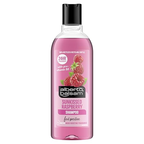 Alberto Balsam Sunkissed Raspberry Shampoo - 300ml - 24HR Fragrance - Pro-Vitamin B5 - All Hair Types