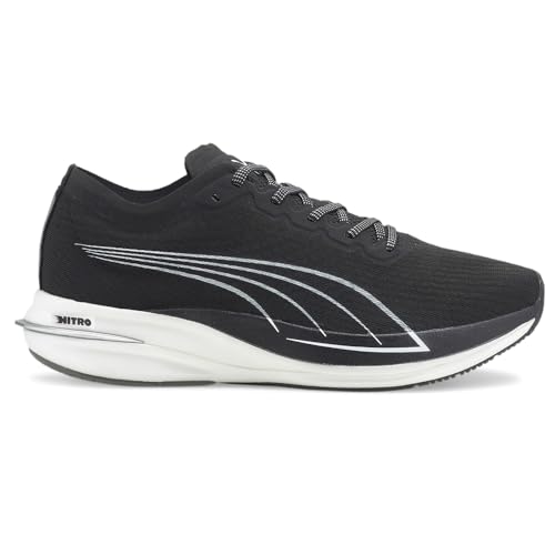 PUMA Mens Deviate Nitro Running Sneakers Shoes - Black - Size 8 M