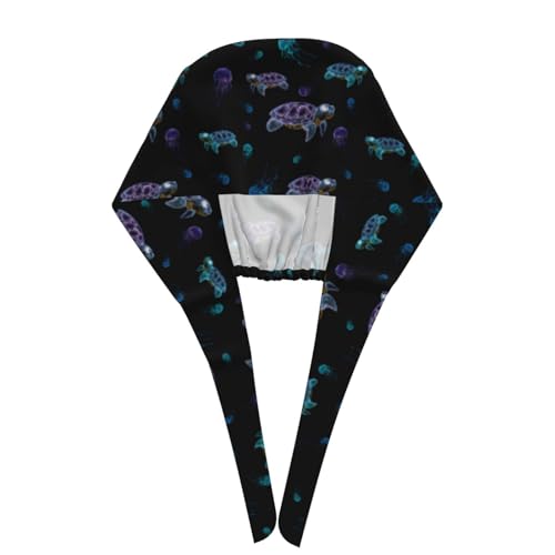 Image of Surgical Caps Men Women, Scrub Cap with Sweatband Adjustable