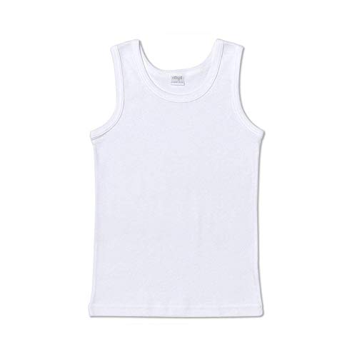 ELLEPI Camiseta de algodón elástico para niño, art. 8410 (3 unidades) Azul oscuro, gris claro, azul 12 años