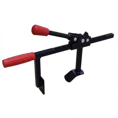 JIAWANSHUN タイヤチェンジャー バイク ビード落とし バイク タイヤ交換 工具 最大開口部19cm 手動タイヤチェンジャー 鉄 高硬度ラック タイヤレバー バイク用 タイヤセッター バイク/電動二輪車用 耐摩耗性 変形しにくい 専門車両修理店 自宅 DIY工具