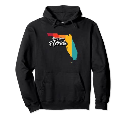 Sweet Home Florida Retro Años 70 Florida Vintage State Sudadera con Capucha