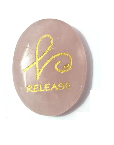 Cristal de quartz rose naturel gravé ange Zibu pour méditation