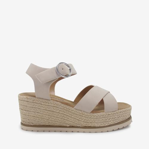 Jellypop Women's Cameo Espadrille Wedge Sandals2