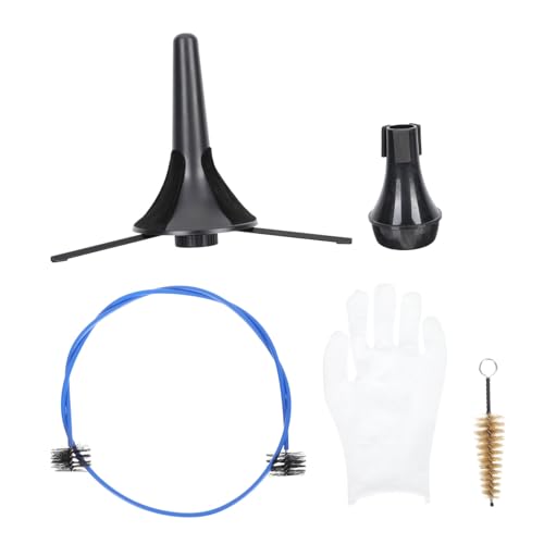 Yardwe Trumpet Maintenance Tool Flexible Brush Kit for Trumpet Saxophone for Lasting Use