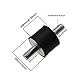 ECSiNG Gummipuffer Stoßdämpfer Gummi Puffer Anti-Vibration, 25x20mm M8 (18mm Gewindelänge), 4 Stück