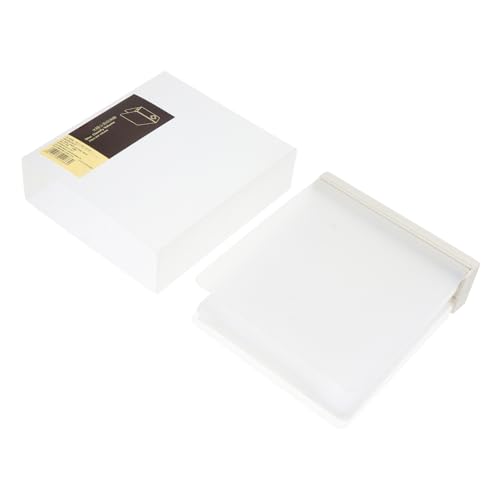 Happyyami 1Pc Disc Storage Box for Optical Disks Capacity CD Organizer with Replaceable Label Cards Design for Home and Car Use