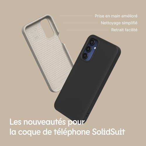 Coque fine pour Galaxy A15 5G RhinoShield antichoc avec finition mate premium - 5