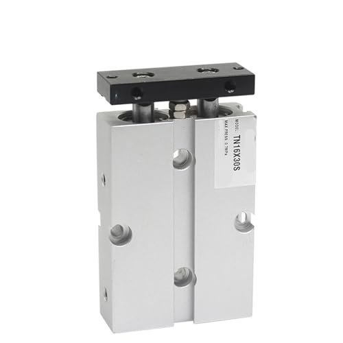 Vérin pneumatique double effet TN10 à double tige aimantée de 75mm - 3