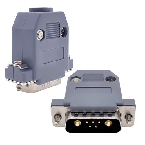 Adaptador D-SUB 7W2 jack mecanizado rojo de alta corriente para cable de destello completo de 30A 3