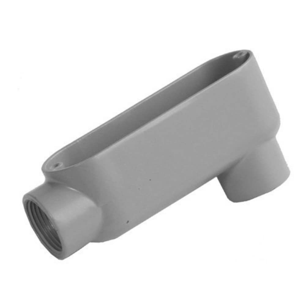 Morris 14048 Rigid Conduit Body, Aluminum, Type LB, Threaded, 3-1/2-inch Trade Size, 1-Pack