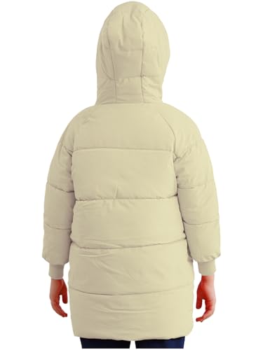 Kids Girls Boys Hooded Coat Long Sleeve Thick Padded Jacket with Pockets Winter Outerwear Jackets2