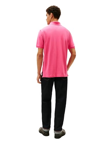 Image of Tommy Hilfiger Men's Short Sleeve Cotton Pique Polo Shirt in Classic Fit