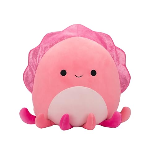 Squishmallows Auggie peluche pieuvre rose pour sieste et dodo enfant