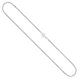 Stilvolle Weißgoldkette aus Echtgold für Damen, Herren und Kinder. Dieses Schmuckstück hat eine Länge von 45 cm, Breite 0.9 mm und Gewicht von ca. 2.9 g. Diese Goldkette kann auch in anderen Größen hergestellt werden, sprechen Sie uns einfach an.